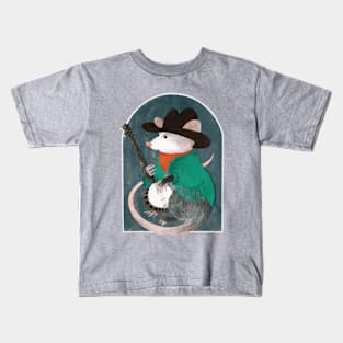 Banjo Trash Cat Opossum Kids T-Shirt